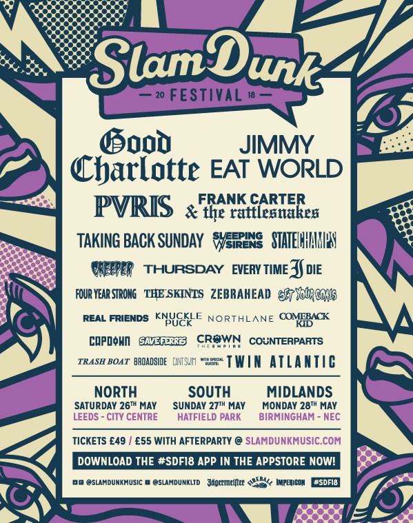 Slam Dunk Festival Line up
